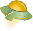 UFO Slice Logo