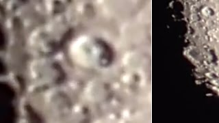 Watch Strange and Mysterious UFO Exiting Tycho Crater on the Moon - FindingUFO