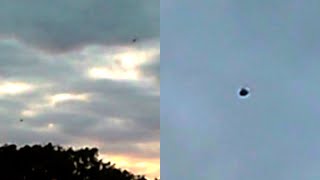 Watch Two Dark Sphere Metallic UFOs Filmed Over East Kilbride In Scotland