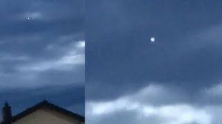 Watch Mysterious Glowing UFO Orb Hovering and Moving Through Clouds over Austria - FindingUFO