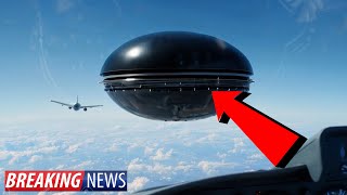 Watch BREAKING UFO NEWS! NEAR COLLISION WITH COMMERICAL AIRLINER!