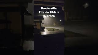 Watch Helene's Last Gasp In Brooksville, Florida #hurricane #Florida #helene #windy #flooding #stormsurge