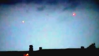 Watch UFO Sighting with Red Lights above Houses in London, England - FindingUFO