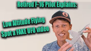 Watch F-16 Pilot explains low altitude flying with  UFO video ? in Afghanistan - Real Or Fake?