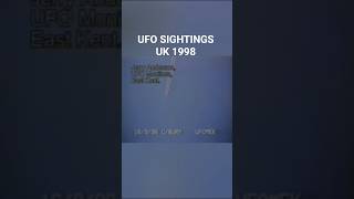 Watch UFO SIGHTINGS UK 1998 #uap #alien #unexplained #shorts #flyingsaucer