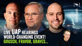 Watch UAP Hearings Live-Stream! Grusch - Fravor - Graves