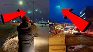 Watch JUST IN! Crazy Other-Worldly Craft Over Major Airport! Multiple Source Videos! 2021