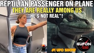 Watch Passenger Seated Next To Supposed Reptilian Yells, 