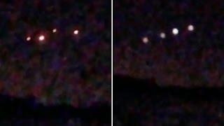 Watch Multiple Bright Mysterious UFO Lights Hovering in Formation over Goodyear, Arizona - FindingUFO