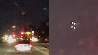 Watch Strange Square Formation of UFOs with Bright Lights over Albuquerque (New Mexico) - FindingUFO