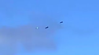 Watch Tic-Tac UFO Chased By Two Fighter Jets Disappearing Into Clouds over Mount Desert Island in Maine