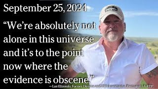 Watch September 25, 2024 - From UFOs to Orbs — Lue Elizondo Talks IMMINENT.