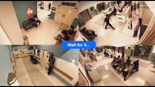 Watch Hospital CCTV Captures The Moment 8 People Vanishes