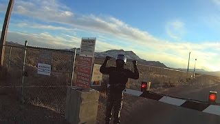 Watch Area 51 Back Gate Crossed Twice by Bikers - FindingUFO