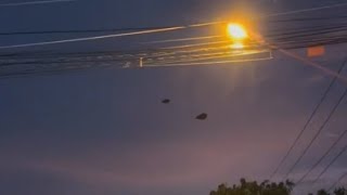 Watch Two Black Triangular Shaped UFOs Sighted Hovering Over Tây Ninh In Vietnam...