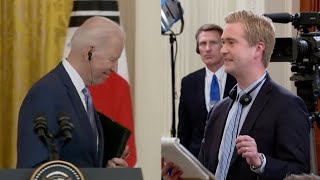 Watch Joe Biden Avoids and Laughs Off Question on UFOs & Former President Barack Obama's Thoughts on UFOs