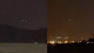 Watch Strange Glowing UFO Orbs Sighted over Cajon Pass Mountain while Driving on Highway in California