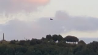 Watch Strange Black Triangular Shaped UFO Sighted Over Werneth Low Hill In Manchester, England (UK)