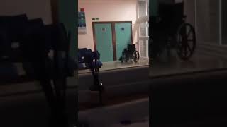 Watch Ghost In A Chilean Hospital Filmed Moving Wheelchair #paranormal #ghost