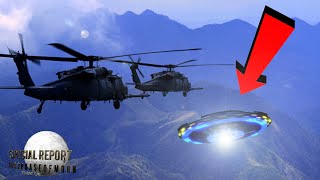 Watch Two Black Hawks Escort Top Secret UFO Over America? Bigfoot Sighting! 2022