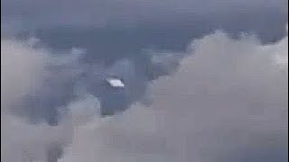 Watch Brightly Illuminated Diamond Shaped UFO Sighted Using The Clouds For Camouflage.