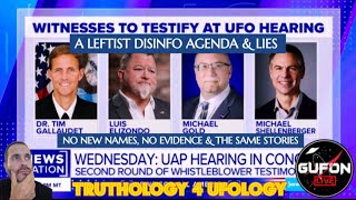 Watch UFO Congressional Hearing Of Lies & Disinformation From 4 Scripted Whistleblowers SSDH