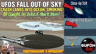 Watch ON VIDEO, UFOS Fall Out Of Sky Into Ocean, Start Steaming! - UFO News & Paranormal Reports