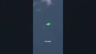 Watch What’s That Green Disc Outside the Plane Window? ✈️ #uap #shorts @Thirdphaseofmoon