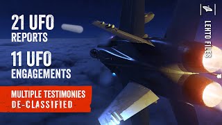 Watch 11 US Fighter engagements with UFOs off the US East Coast released