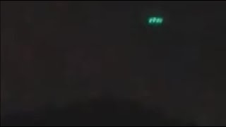 Watch UFO Emitting Turquoise Color Lights Seen Over Medellín in Colombia On July  7, 2020