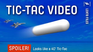 Watch FLIR1 Navy Video Analysis - Amazing video of the famous Tic Tac UAP