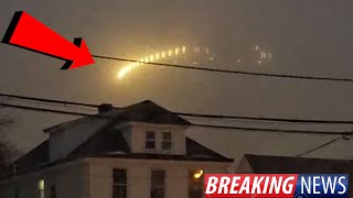 Watch THEY'RE LANDING!!! MASSIVE MOTHER SHIP DESCENDS IN NEIGHBORHOOD!!