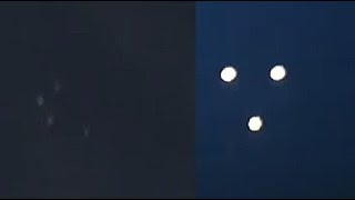 Watch Three Fast Moving UFO 