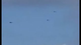 Watch Three Black Helicopters Captured Observing A UFO Over Los Angeles, California. March 27, 2019