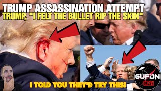 Watch Assassination Attempt On Donald Trump, He Felt The Bullet Rip Through His Skin!