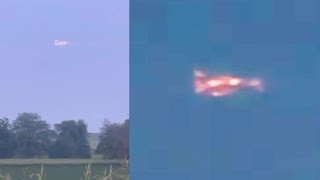 Watch Strange Shapeshifting Triangle UFO Craft with Plasma Lights Sighted over Waterloo in Iowa