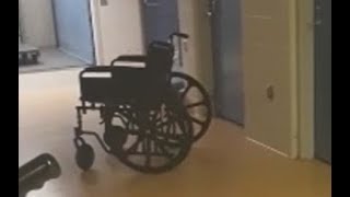 Watch Entity Filmed By Terrified Security Guard Turning Wheelchair Towards Him. Alberta, Canada.