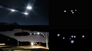 Watch Mysterious Triangle UFO Filmed at Night by Car Driver in Florida - FindingUFO