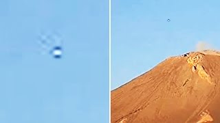 Watch Fast Morphing UFO with Glowing Lights in Daytime over Volcano Popocatépetl (Mexico) - FindingUFO