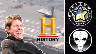 Watch SECTION 51 Talks about History Channel using his CGI TR3B (LIVE)