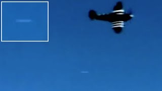 Watch Mysterious UFO with Fast Speed Beneath Spitfire (Fighter Aircraft) in Kent (UK) - FindingUFO