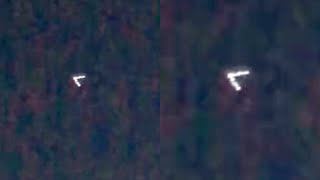 Watch Triangle V-Shaped UFO with Bright Lights Hovering over Austin (Texas) - FindingUFO