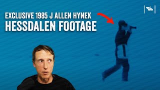 Watch Exclusive 1985 J Allen Hynek Hessdalen Interview!