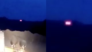 Watch Red Glowing UFO Captured by Construction Worker Before Vanishing in Chihuahua (Mexico) - FindingUFO