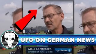 Watch UFO caught on German news channel