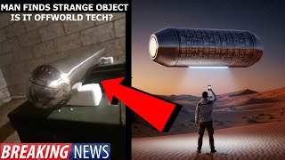 Watch Metallic UFO with Ancient Hieroglyphs FOUND In the Desert! (CRAZY-VIDEO)