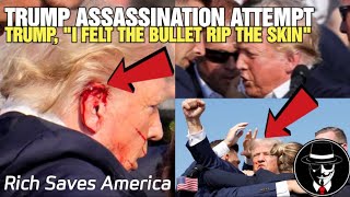 Watch Assassination Attempt On Donald Trump, He Felt The Bullet Rip Through His Skin! Past 2