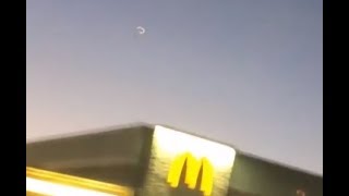 Watch Spinning UFO Filmed Over An McDonald's In New Mexico, April 19, 2020