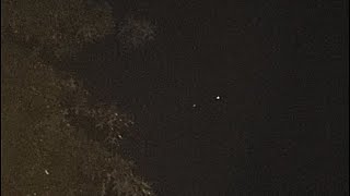 Watch UFO Filmed Moving Out Of The Way Of Another UFO Over Fayetteville, Arkansas. September 25, 2021