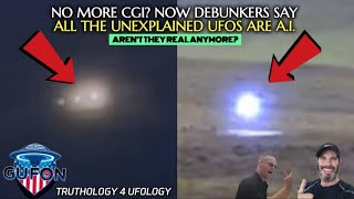Watch Debunkers 1st Though UFOS Were Planes, Then Balloons, Then Drones, Then CGI & Now A.I.! What's Next?